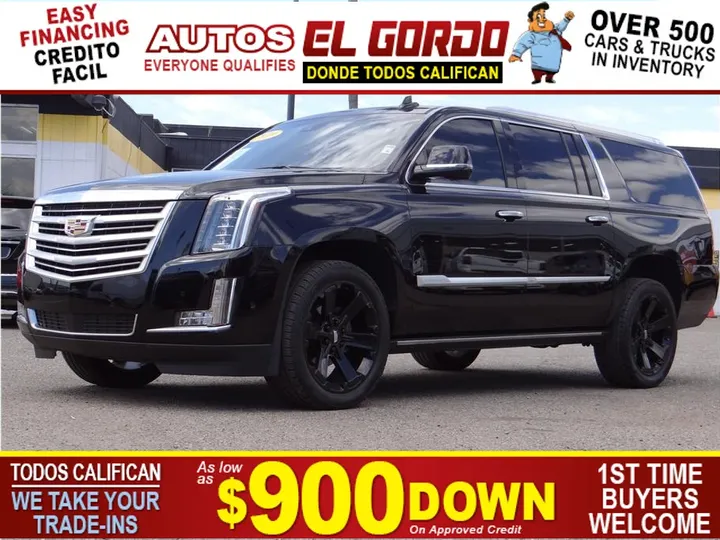 BLACK, 2019 CADILLAC ESCALADE ESV Image 1