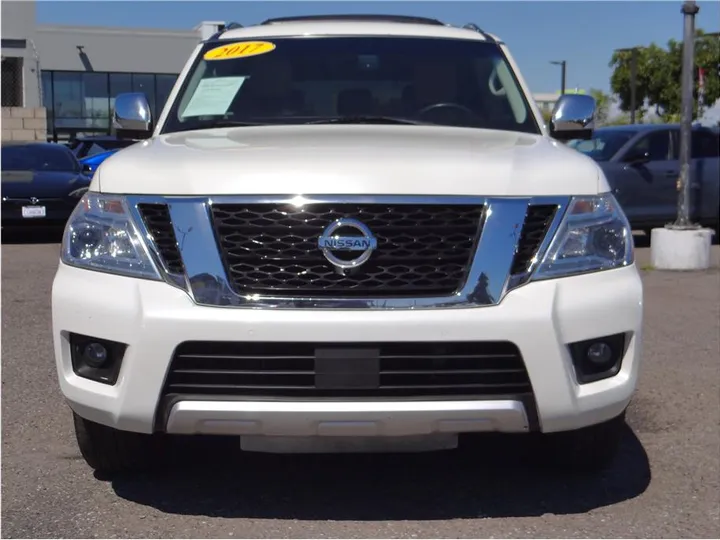 WHITE, 2017 NISSAN ARMADA Image 8