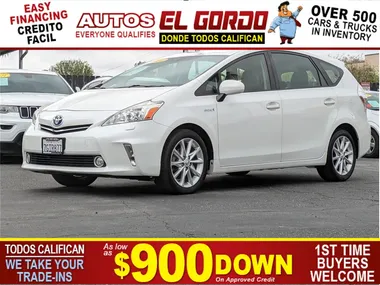 WHITE, 2014 TOYOTA PRIUS V Image 44