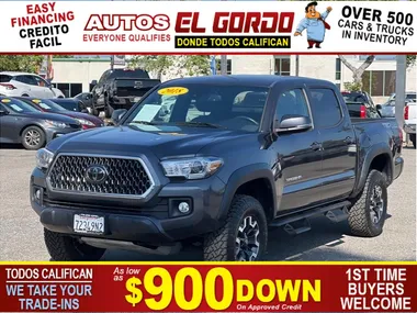 GRAY, 2018 TOYOTA TACOMA DOUBLE CAB Image 18