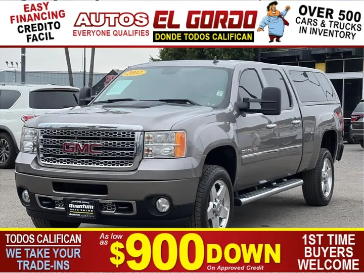 GRAY, 2012 GMC SIERRA 2500 HD CREW CAB Image 1