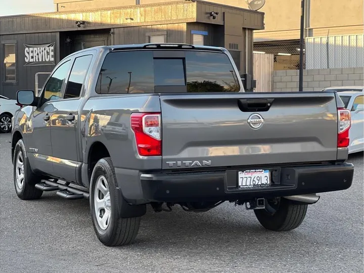 GRAY, 2021 NISSAN TITAN CREW CAB Image 3