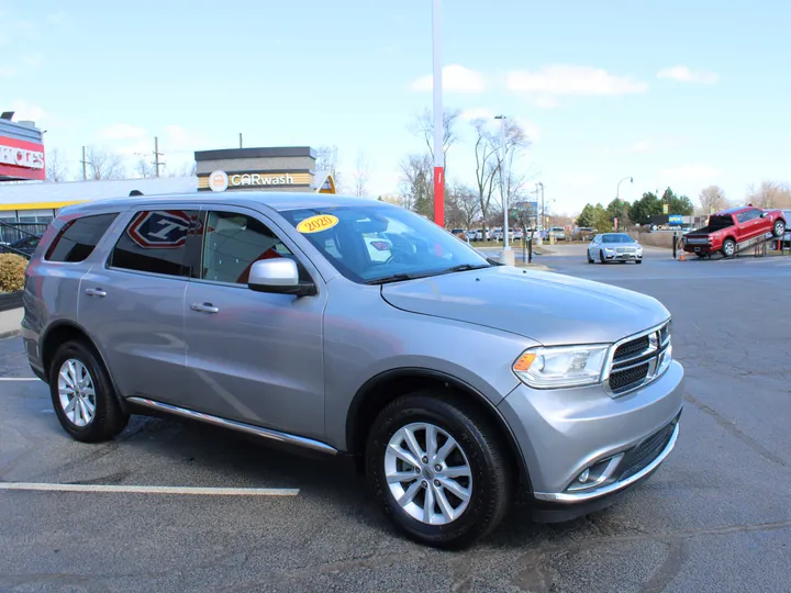 SILVER, 2020 DODGE DURANGO Image 5