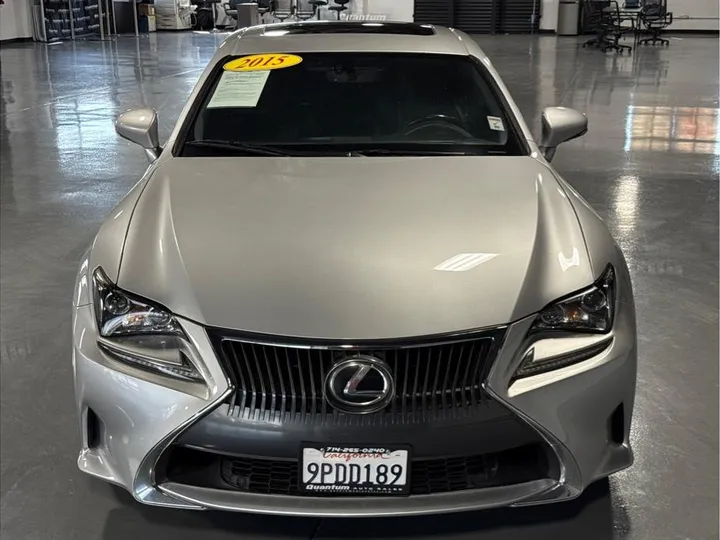 SILVER, 2015 LEXUS RC Image 8