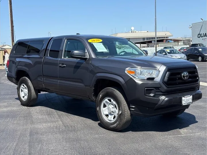 BLACK, 2020 TOYOTA TACOMA ACCESS CAB Image 7