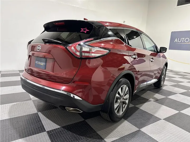 BURGUNDY, 2018 NISSAN MURANO Image 5