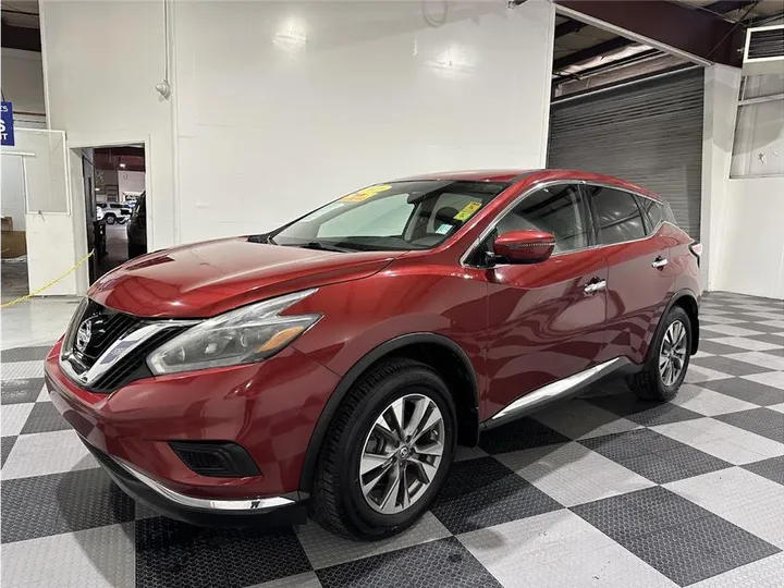 BURGUNDY, 2018 NISSAN MURANO Image 9