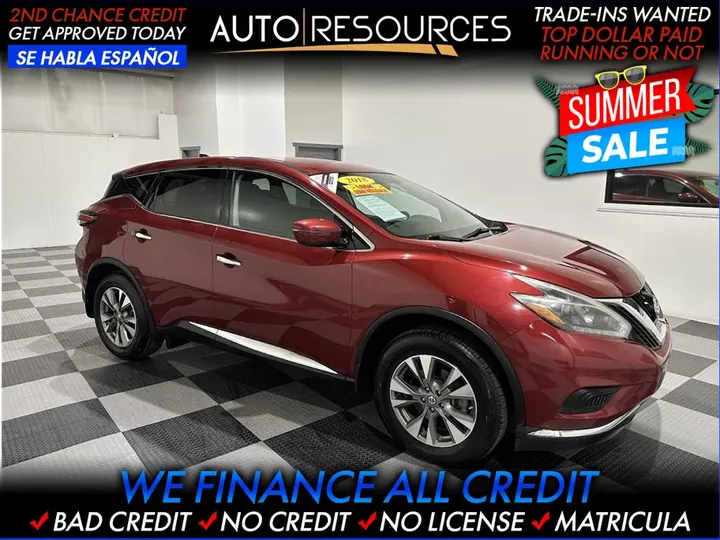 BURGUNDY, 2018 NISSAN MURANO Image 1