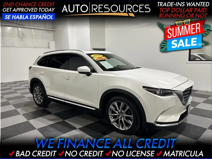 WHITE, 2019 MAZDA CX-9 Image 1