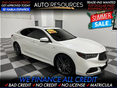 WHITE, 2019 ACURA TLX Image 