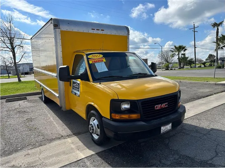 YELLOW, 2012 GMC SAVANA COMMERCIAL CUTAWAY Image 2