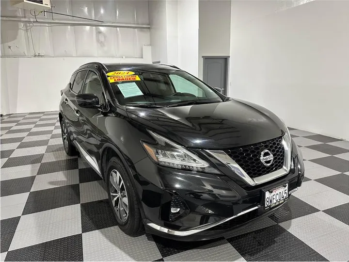 BLACK, 2021 NISSAN MURANO Image 2