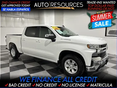 WHITE, 2020 CHEVROLET SILVERADO 1500 CREW CAB Image 