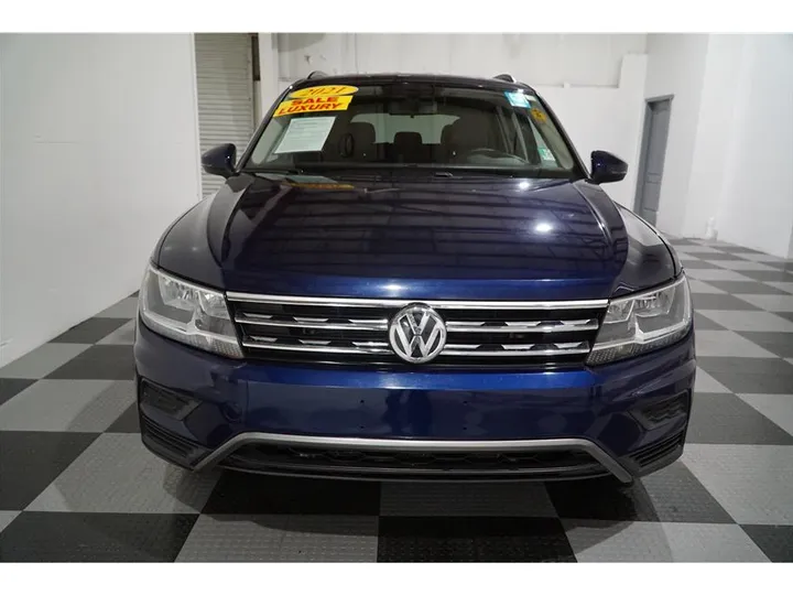 BLUE, 2021 VOLKSWAGEN TIGUAN Image 2