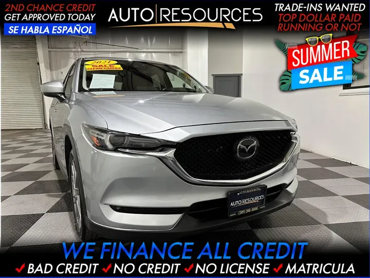 SILVER, 2021 MAZDA CX-5 Image 1