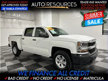 WHITE, 2018 CHEVROLET SILVERADO 1500 CREW CAB Image 