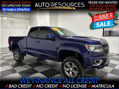 BLUE, 2015 CHEVROLET COLORADO EXTENDED CAB Image 