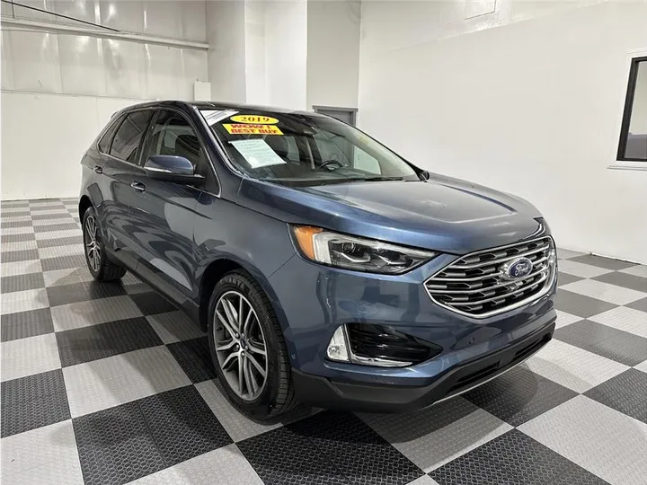 BLUE, 2019 FORD EDGE Image 2