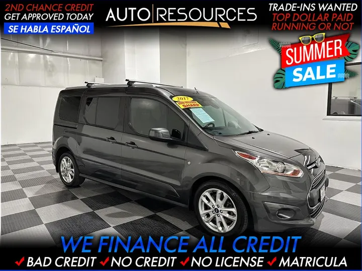 DARK GRAY, 2017 FORD TRANSIT CONNECT PASSENGER Image 1