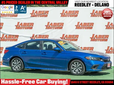 BLUE, 2022 HONDA CIVIC Image 
