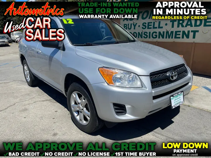 SILVER, 2012 TOYOTA RAV4 Image 1