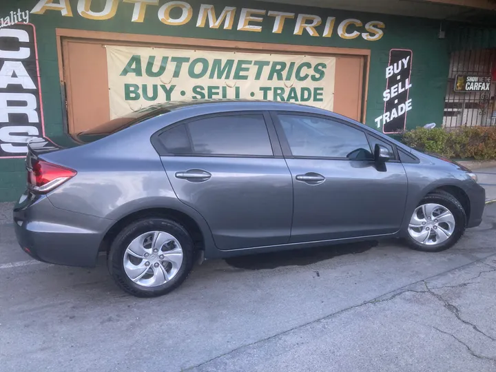 GRAY, 2013 HONDA CIVIC Image 3