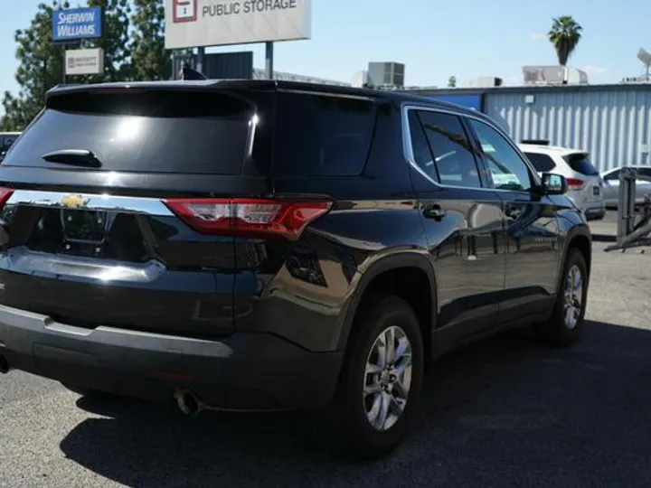 BLACK, 2021 CHEVROLET TRAVERSE Image 6