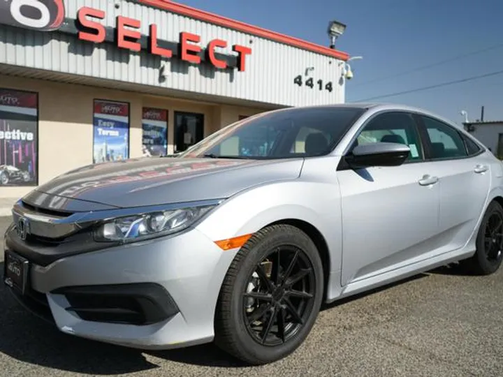 SILVER, 2017 HONDA CIVIC Image 3