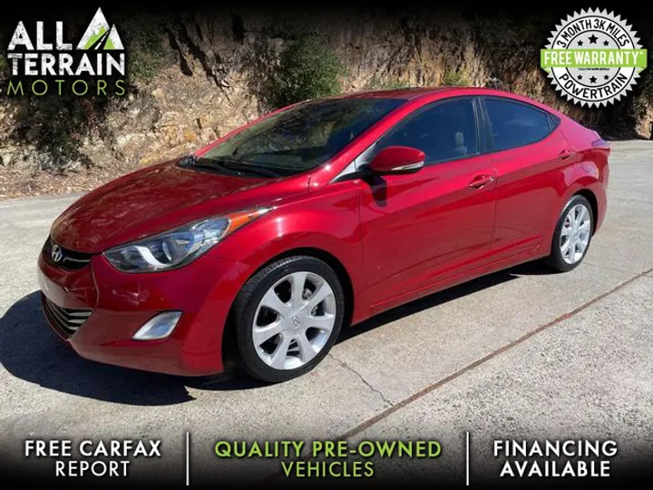 RED, 2011 HYUNDAI ELANTRA Image 1