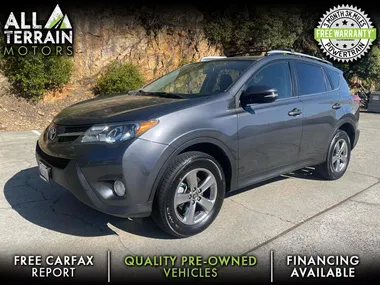 GRAY, 2015 TOYOTA RAV4 Image 3