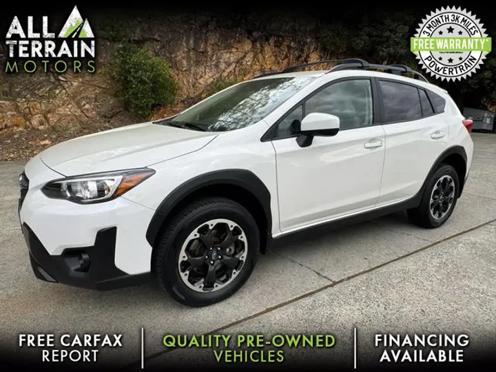 WHITE, 2021 SUBARU CROSSTREK Image 1