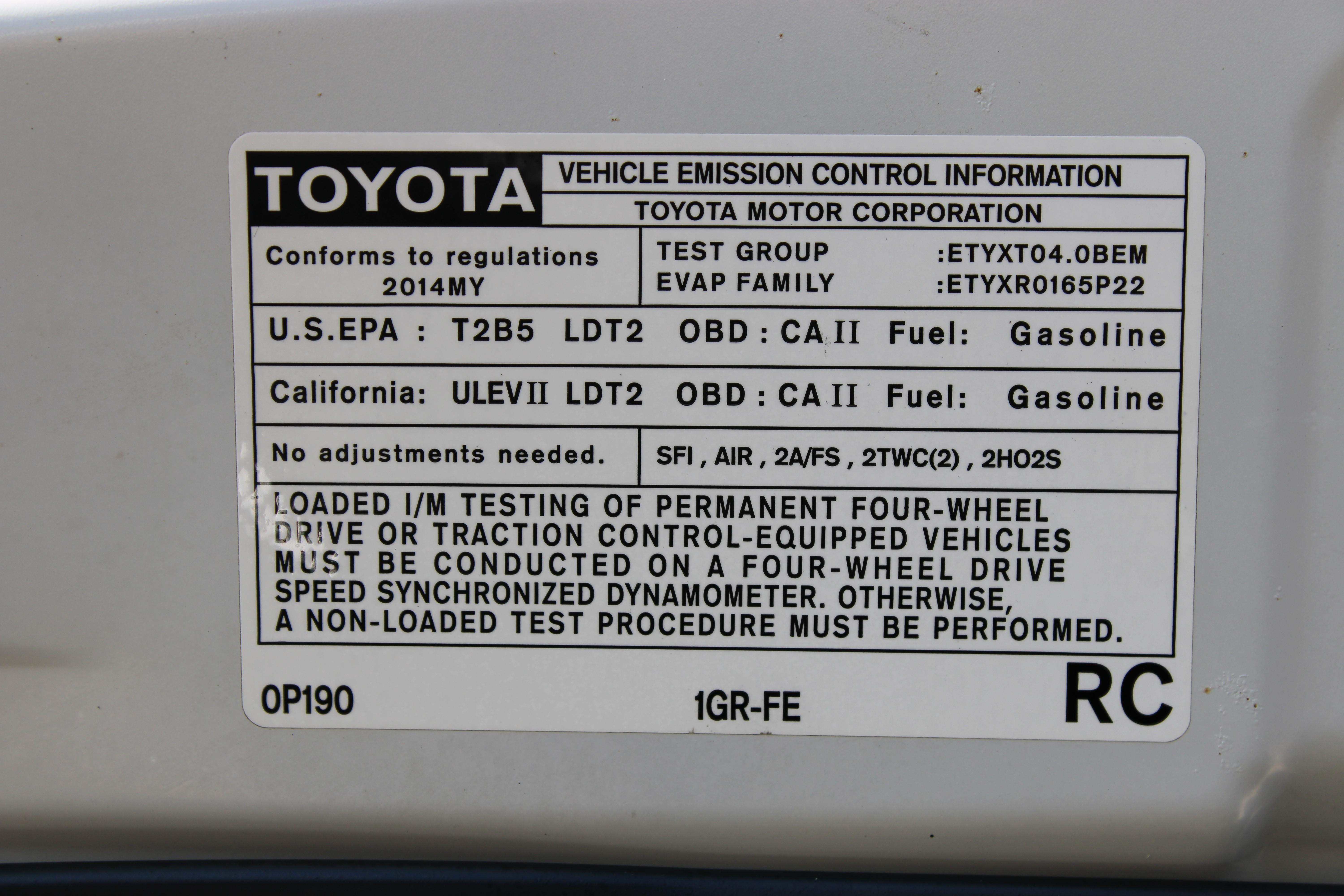 WHITE, 2014 TOYOTA TACOMA DOUBLE CAB Image 25
