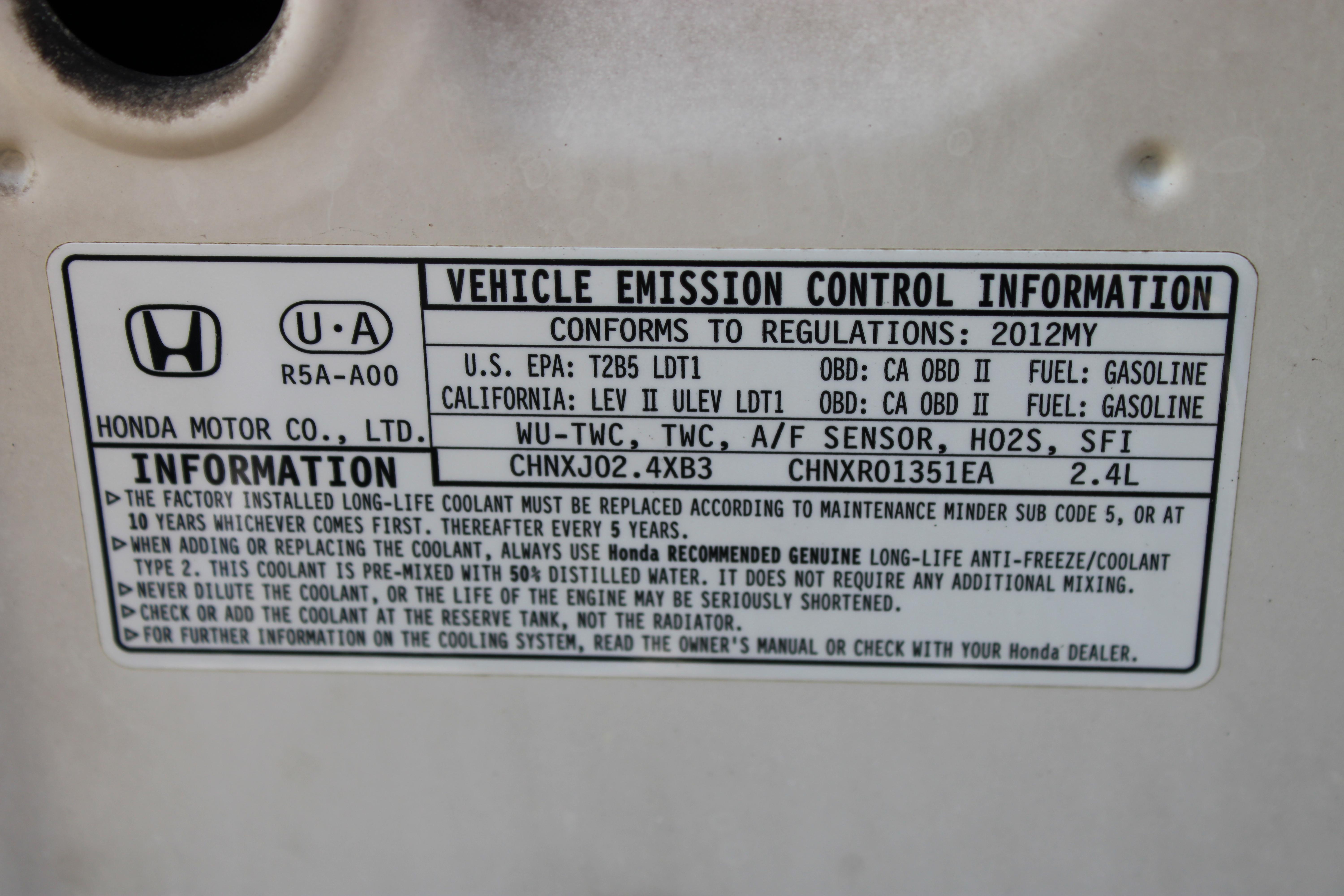 2012 HONDA CR-V Image 26