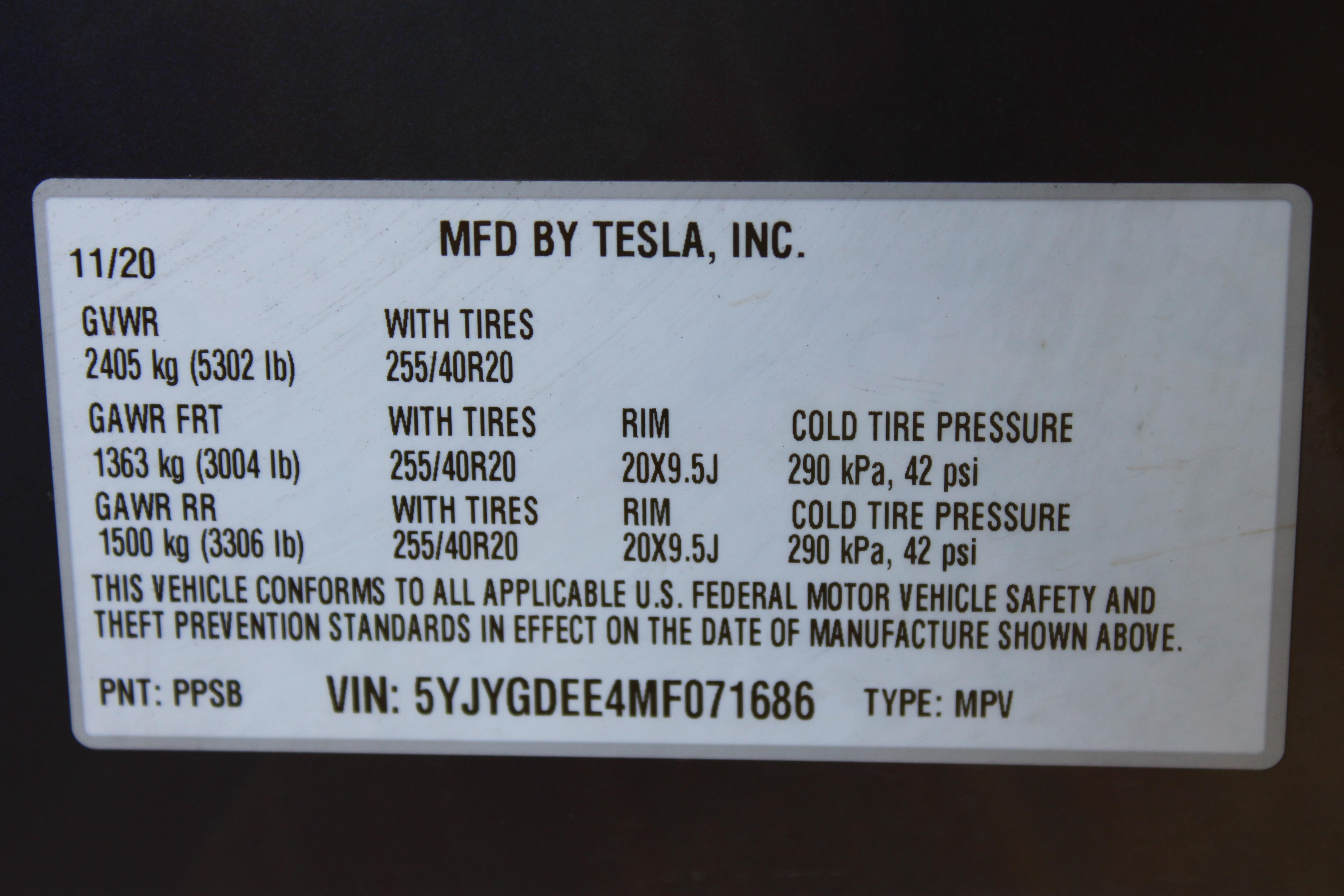 BLUE, 2021 TESLA MODEL Y Image 25