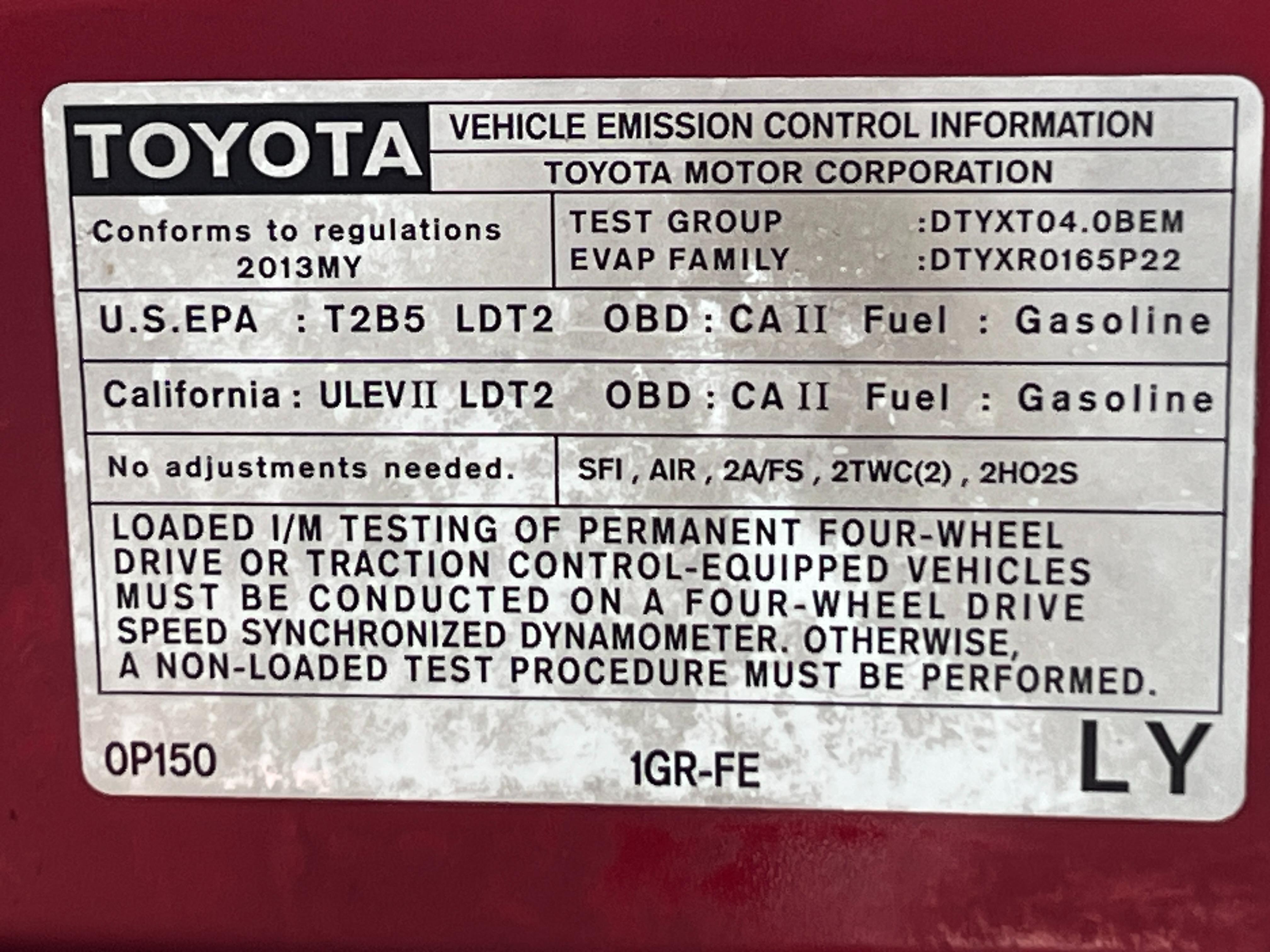RED, 2013 TOYOTA TACOMA DOUBLE CAB Image 28