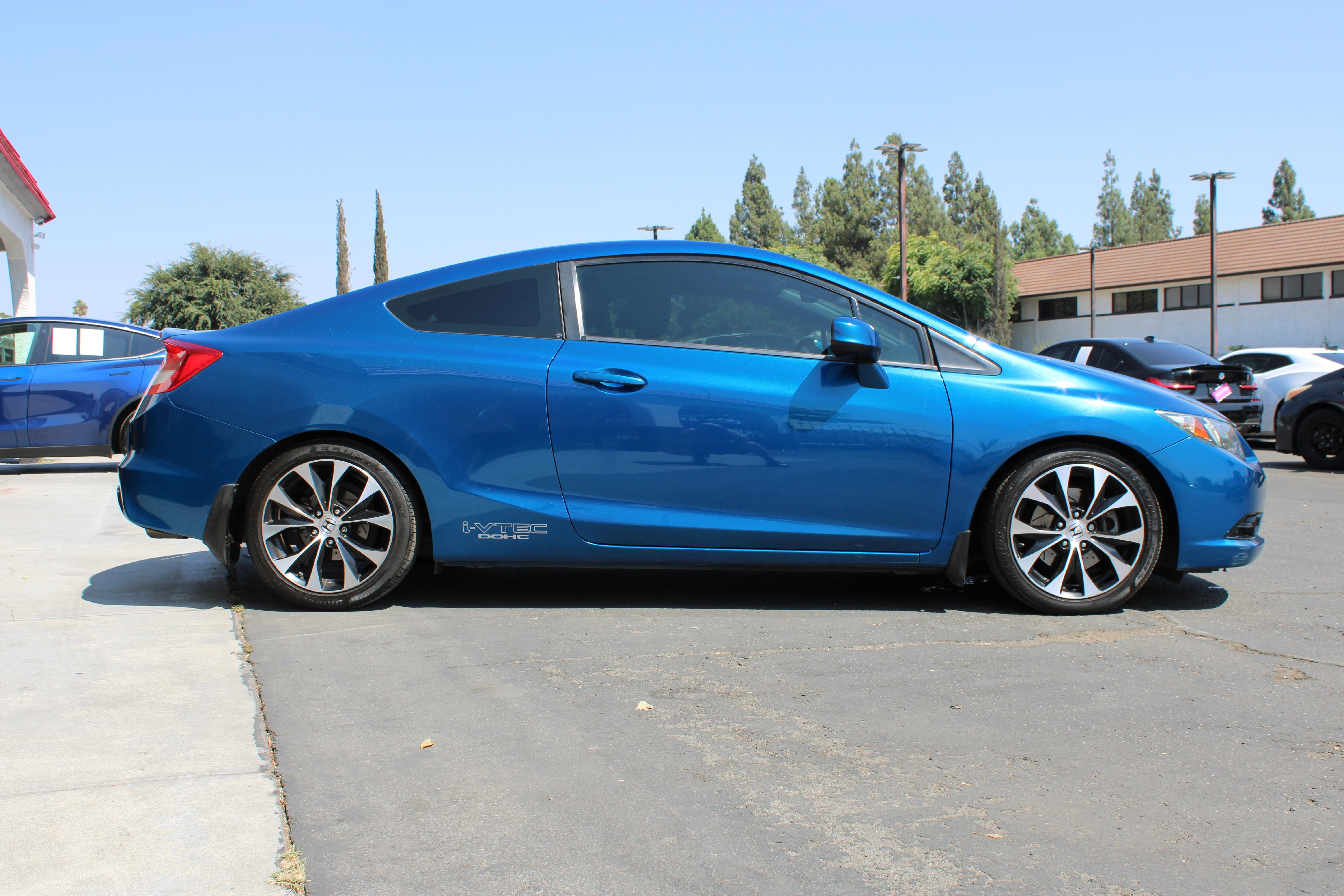 BLUE, 2013 HONDA CIVIC Image 6