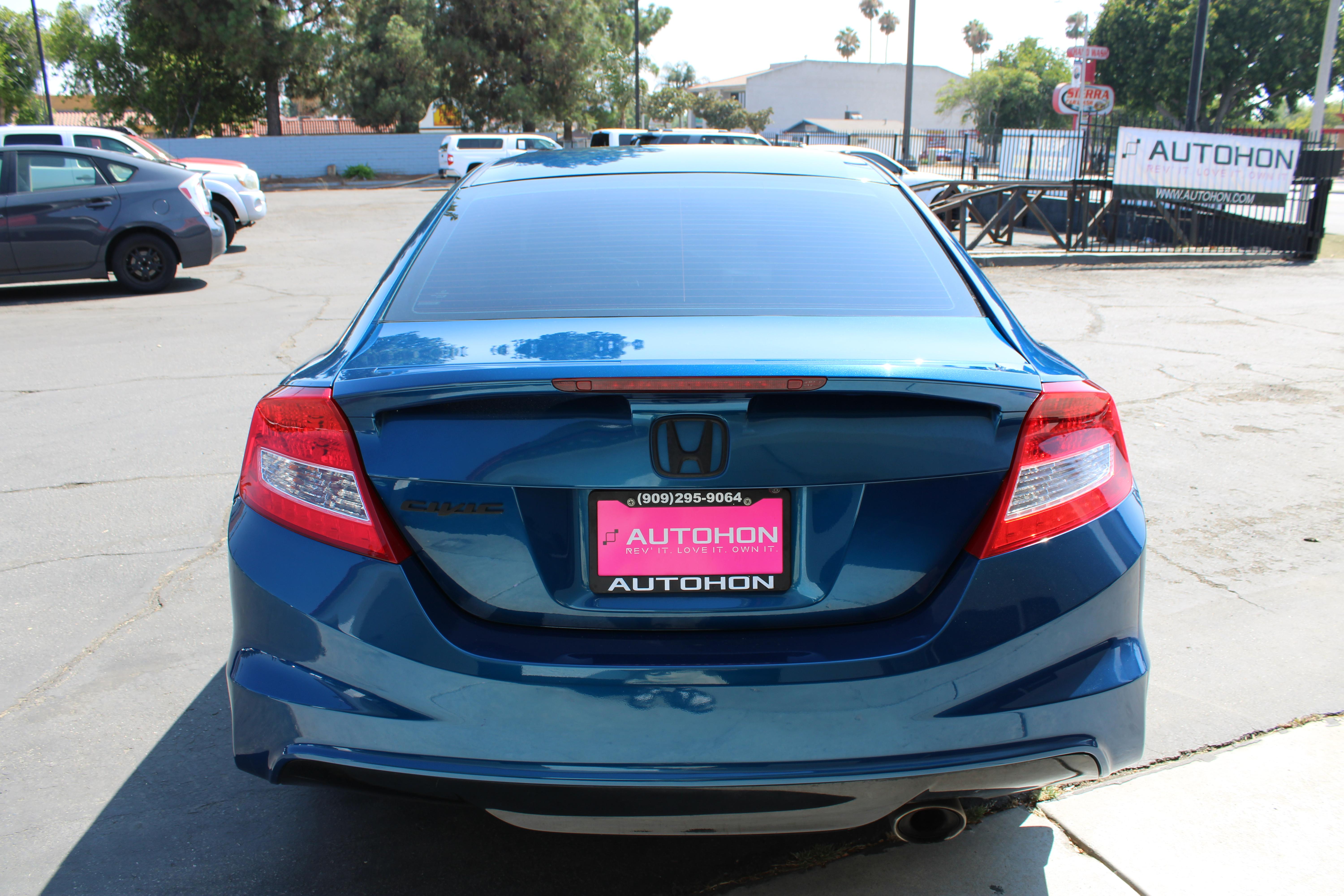 BLUE, 2013 HONDA CIVIC Image 12