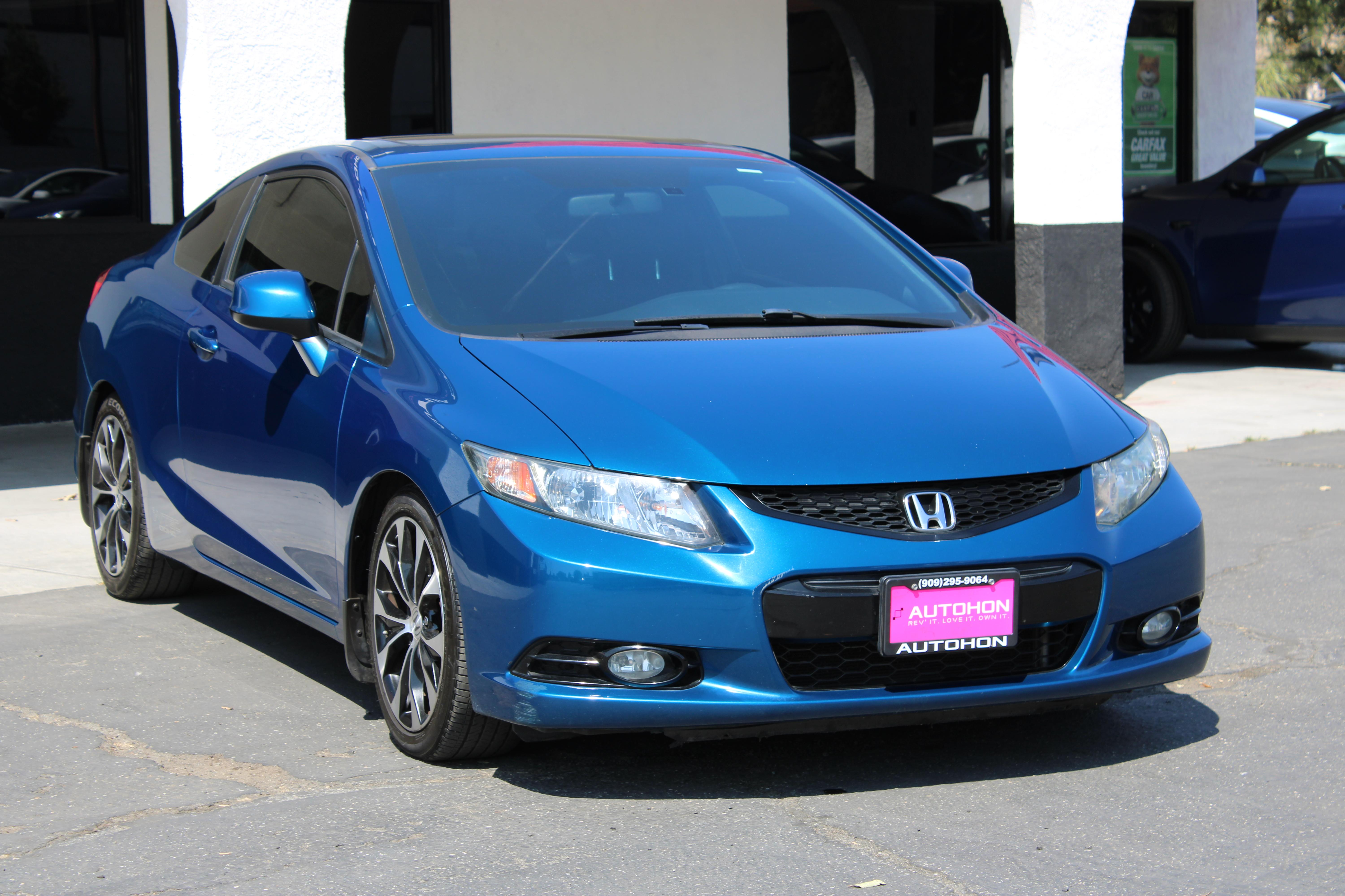 BLUE, 2013 HONDA CIVIC Image 34