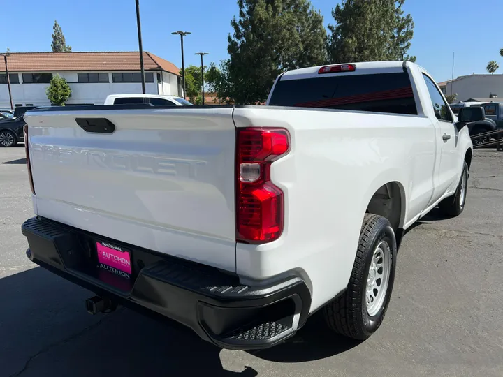 WHITE, 2021 CHEVROLET SILVERADO 1500 REGULAR CAB Image 9