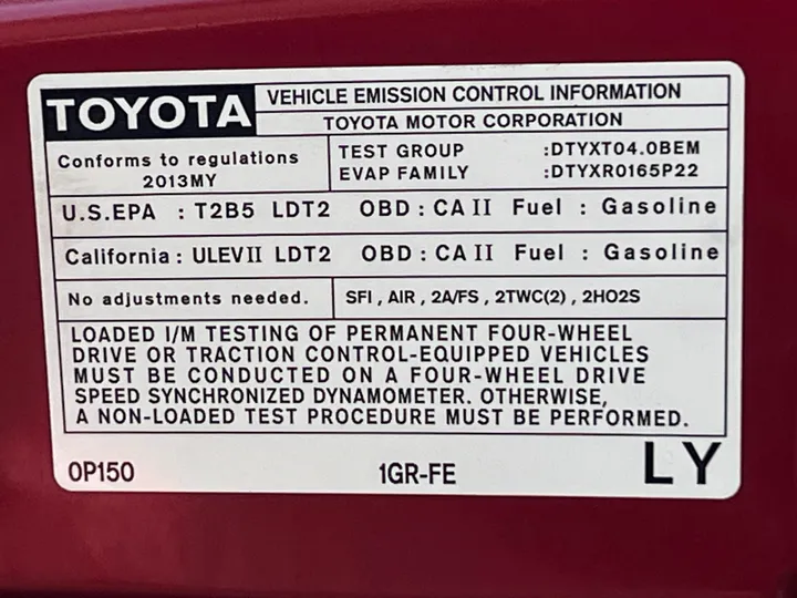 2013 TOYOTA TACOMA DOUBLE CAB Image 32