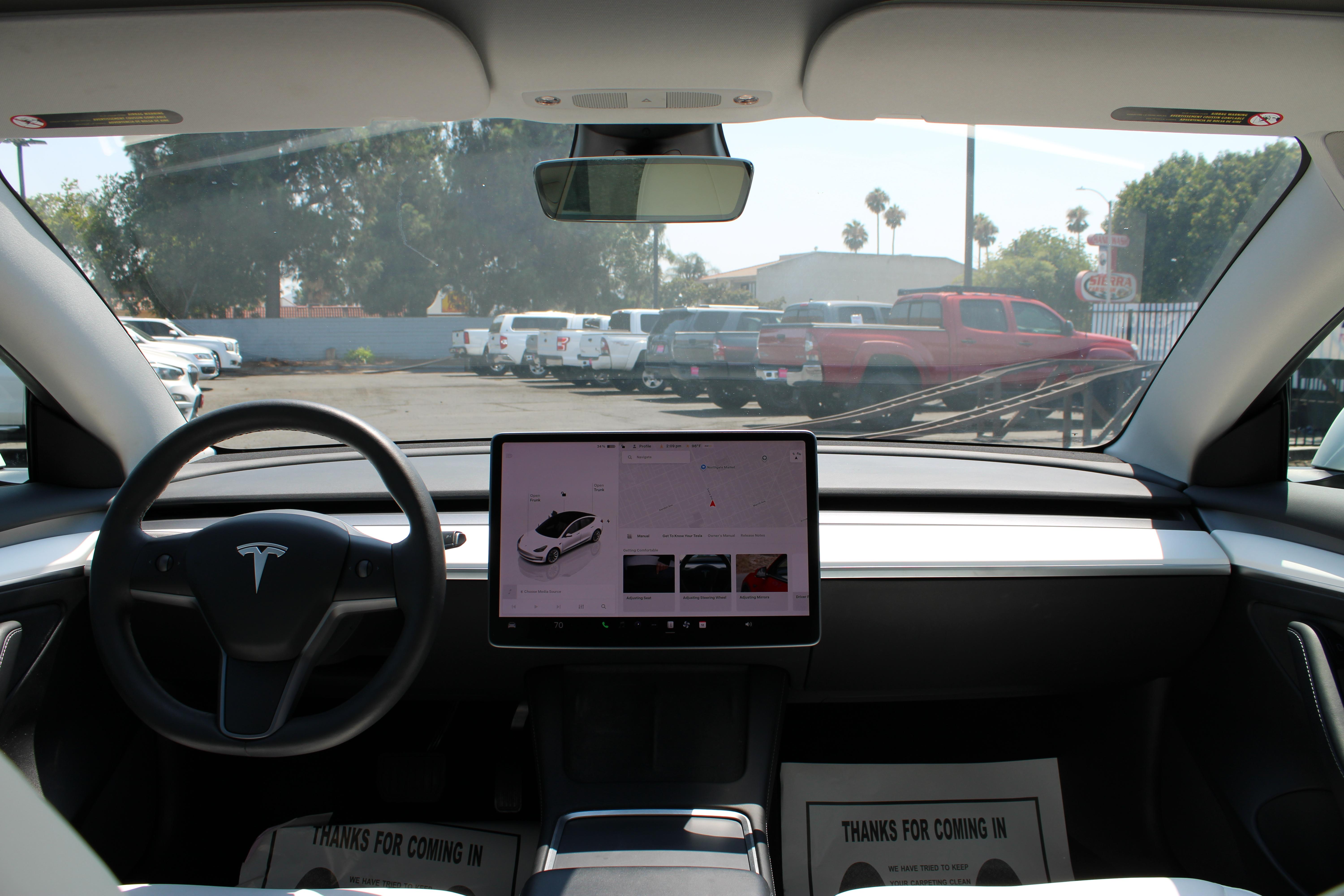 WHITE, 2022 TESLA MODEL 3 Image 13
