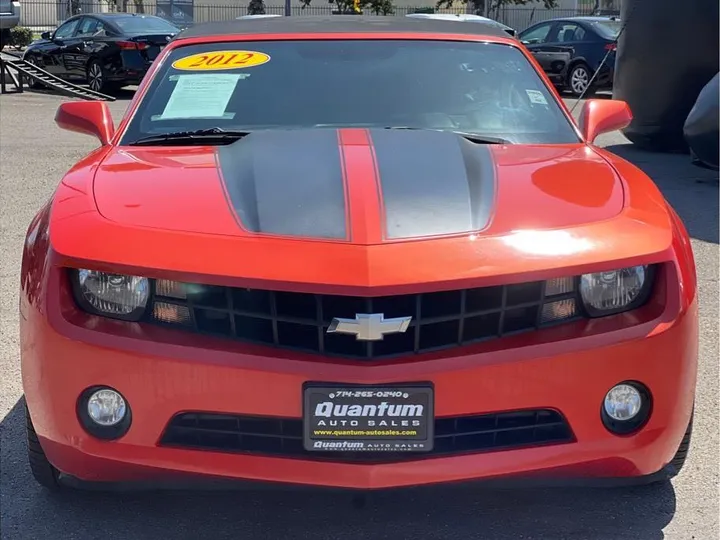 ORANGE, 2012 CHEVROLET CAMARO Image 7