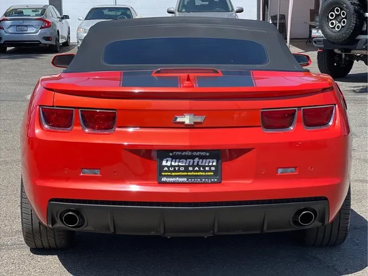 ORANGE, 2012 CHEVROLET CAMARO Image 4