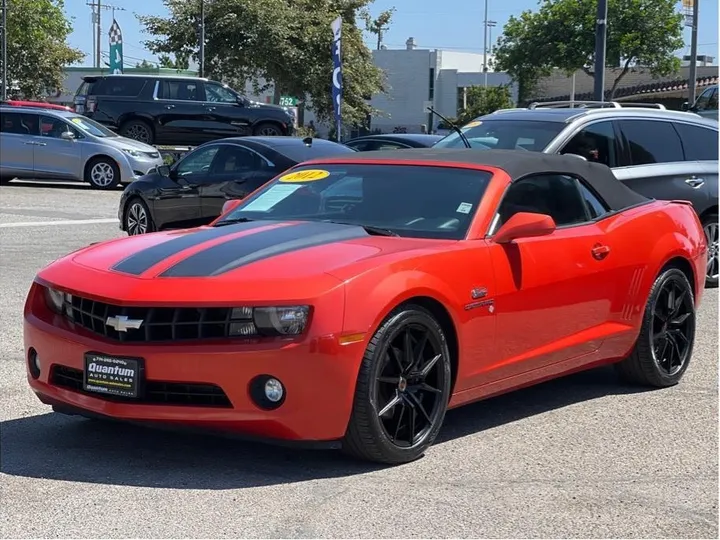 ORANGE, 2012 CHEVROLET CAMARO Image 1