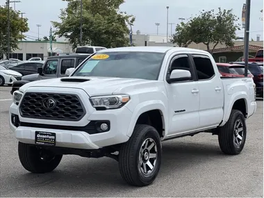 WHITE, 2021 TOYOTA TACOMA DOUBLE CAB Image 10