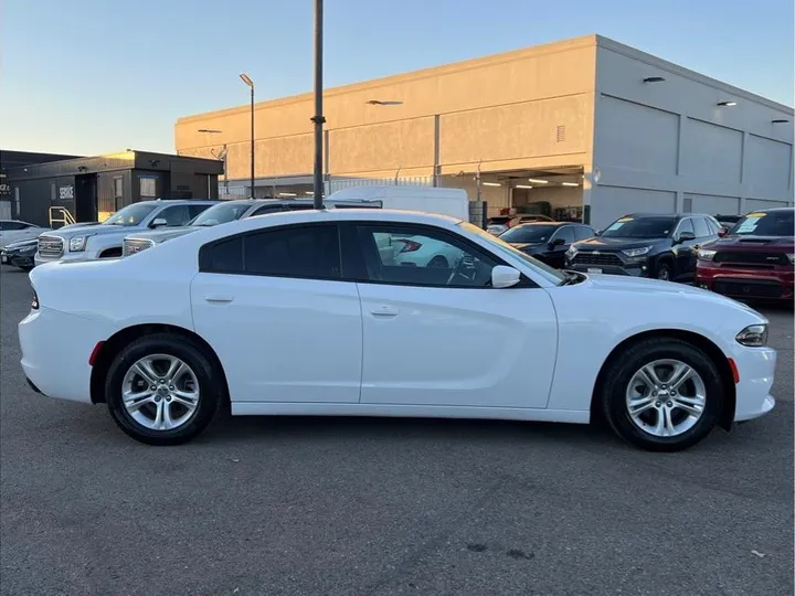 WHITE, 2021 DODGE CHARGER Image 6