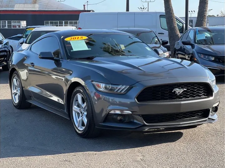 GRAY, 2015 FORD MUSTANG Image 7