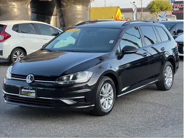 BLACK, 2019 VOLKSWAGEN GOLF SPORTWAGEN Image 12