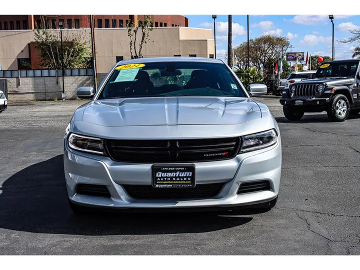 SILVER, 2021 DODGE CHARGER Image 9