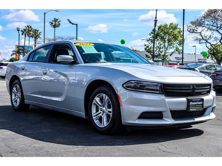 SILVER, 2021 DODGE CHARGER Image 8